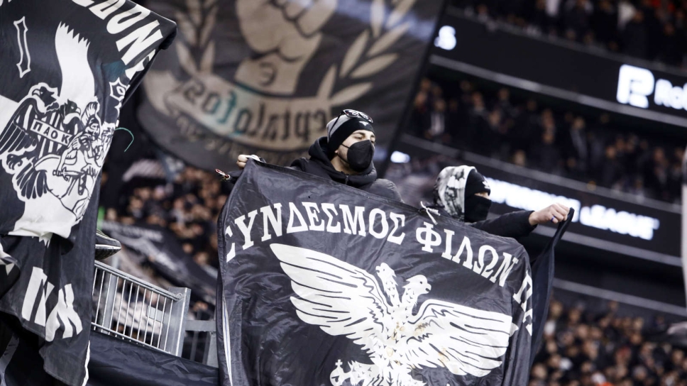 Οπαδοί του ΠΑΟΚ στη Φρανκφούρτη