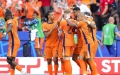 Οι παίκτες της Ολλανδίας πανηγυρίζουν