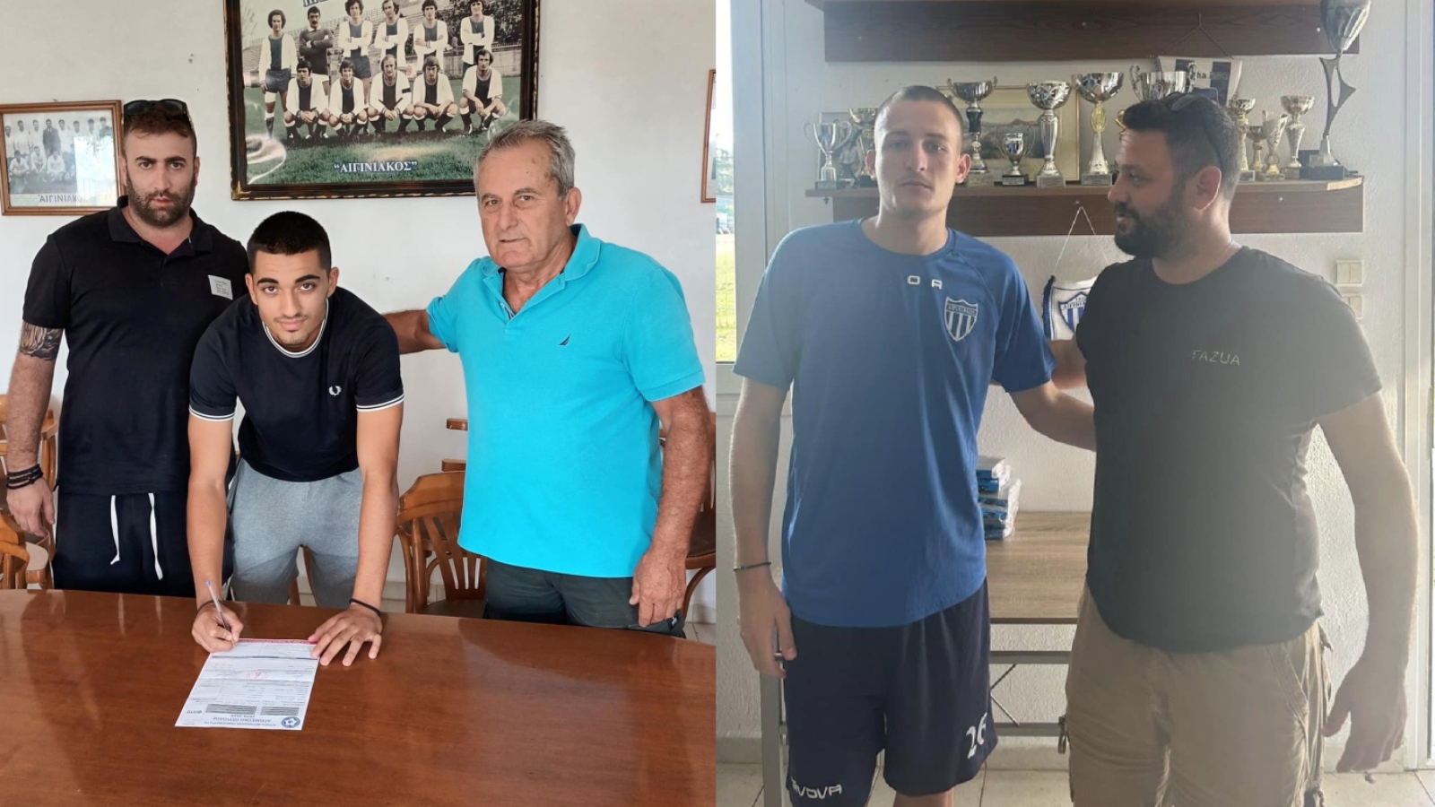 Αιγινιακός, Δελιόπουλος, Ρούβας