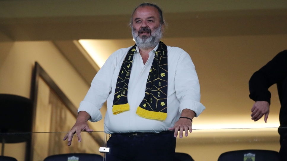 Ο Μάριος Ηλιόπουλος στην OPAP Arena